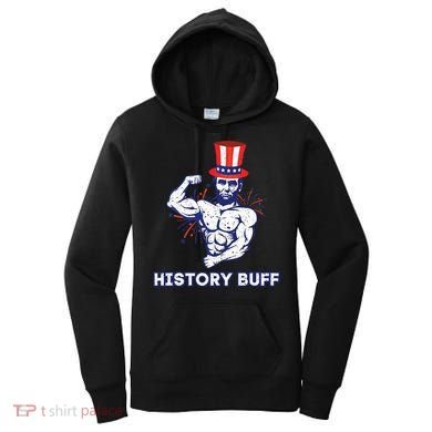 Abraham Lincoln History Buff Funny Weightlifting Workout Gym Women's Hoodie