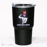 Abraham Lincoln History Buff Funny Weightlifting Workout Gym Tumbler thumb 0
