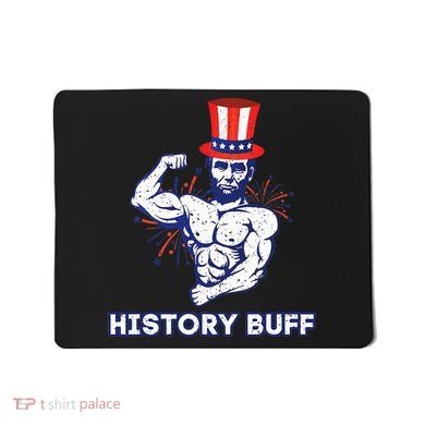 Abraham Lincoln History Buff Funny Weightlifting Workout Gym Mousepad