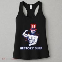 Abraham Lincoln History Buff Funny Weightlifting Workout Gym Women's Tank Top thumb 3
