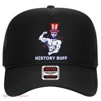 Abraham Lincoln History Buff Funny Weightlifting Workout Gym Hat thumb 0