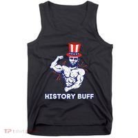 Abraham Lincoln History Buff Funny Weightlifting Workout Gym Tank Top thumb 0