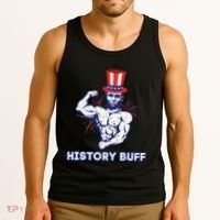 Abraham Lincoln History Buff Funny Weightlifting Workout Gym Tank Top thumb 3