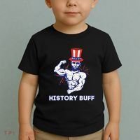 Abraham Lincoln History Buff Funny Weightlifting Workout Gym Toddler T-Shirt thumb 2