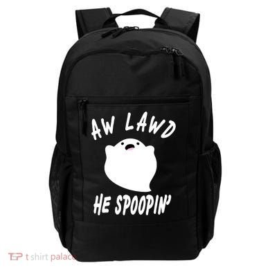 Aw Lawd He Spoopin' Concerned Ghost Design Backpack