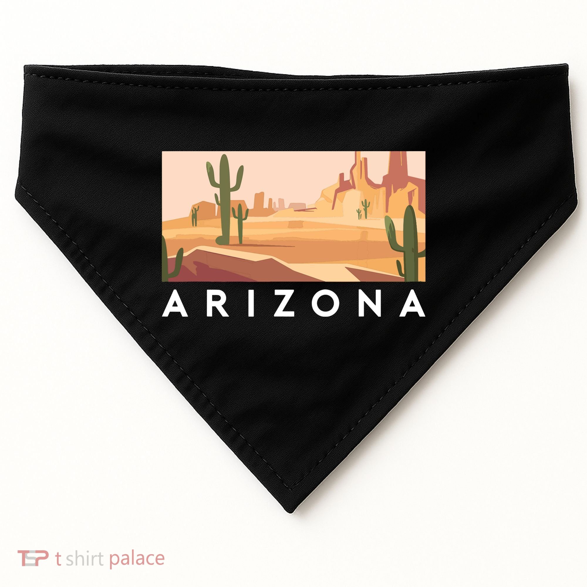Arizona Lover Holiday Mountain Nature USA-Made Doggie Bandana