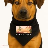 Arizona Lover Holiday Mountain Nature USA-Made Doggie Bandana thumb 1