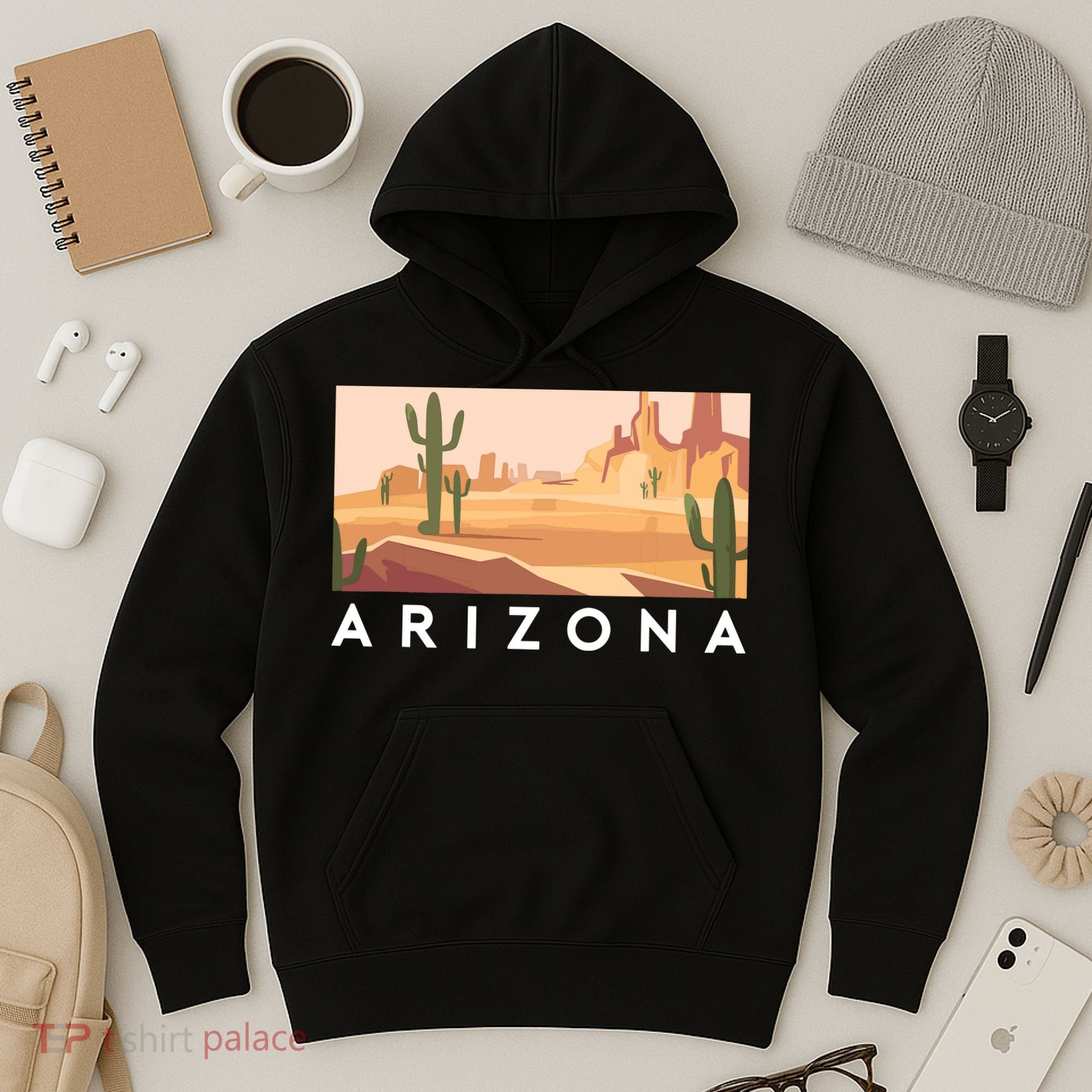 Arizona Lover Holiday Mountain Nature Hoodie