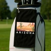 Arizona Lover Holiday Mountain Nature Golf Towel thumb 2