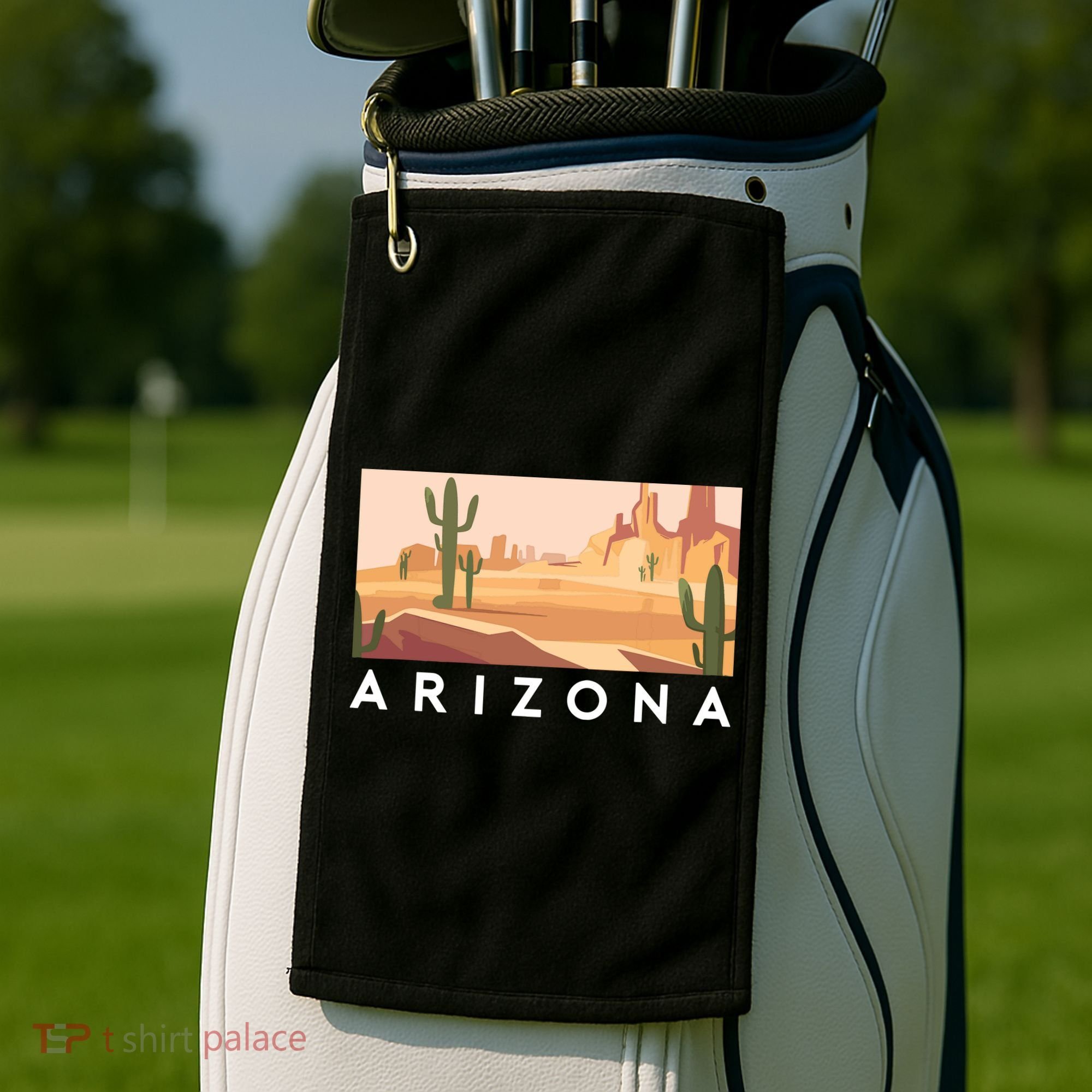 Arizona Lover Holiday Mountain Nature Golf Towel