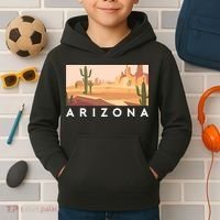 Arizona Lover Holiday Mountain Nature Kids Hoodie thumb 2