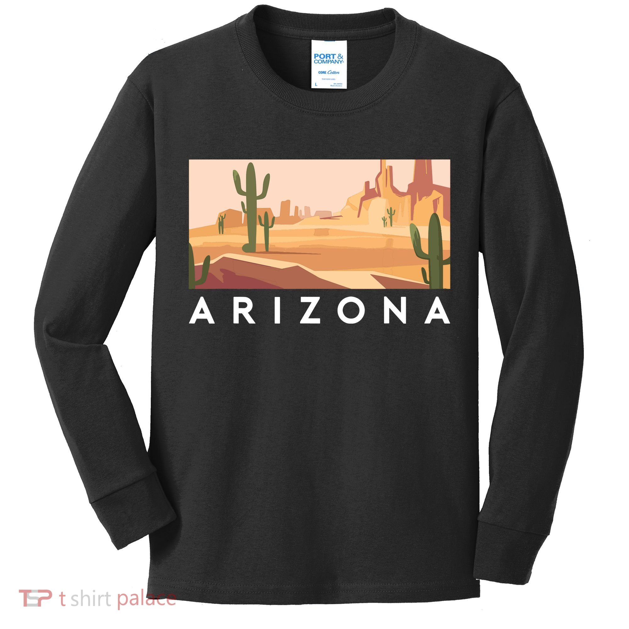 Arizona Lover Holiday Mountain Nature Kids Long Sleeve Shirt