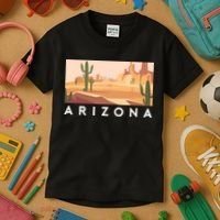 Arizona Lover Holiday Mountain Nature Kids T-Shirt thumb 3