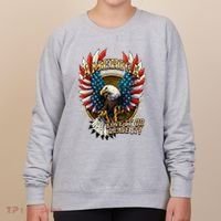 America Love It Or Leave It Patriotic Eagle Women's Sweatshirt thumb 0