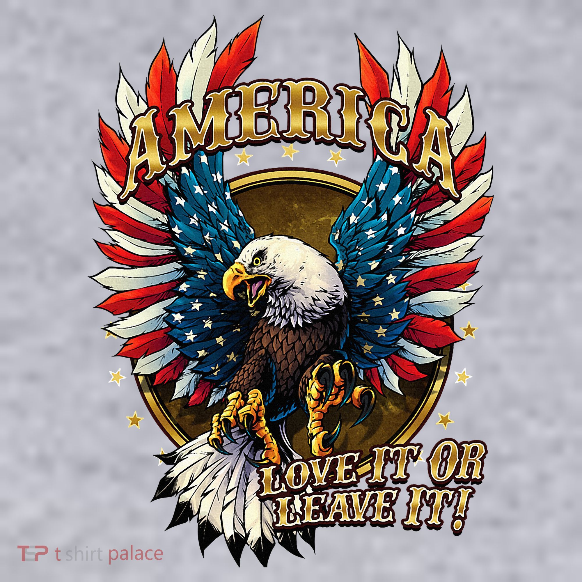 America Love It Or Leave It Patriotic Eagle Women's Sweatshirt