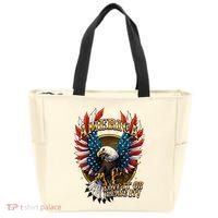 America Love It Or Leave It Patriotic Eagle Tote Bag thumb 0