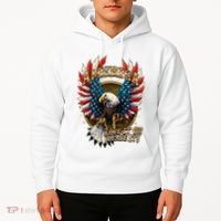 America Love It Or Leave It Patriotic Eagle Hoodie thumb 2