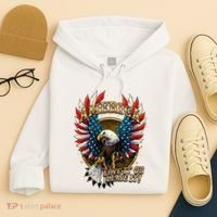 America Love It Or Leave It Patriotic Eagle Hoodie thumb 4