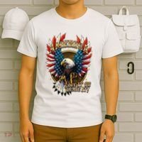 America Love It Or Leave It Patriotic Eagle T-Shirt thumb 6