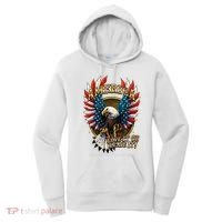 America Love It Or Leave It Patriotic Eagle Women's Hoodie thumb 0