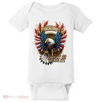America Love It Or Leave It Patriotic Eagle Baby Bodysuit thumb 0