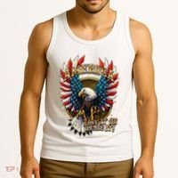 America Love It Or Leave It Patriotic Eagle Tank Top thumb 3