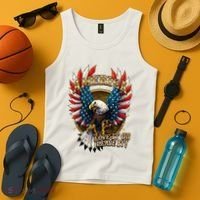 America Love It Or Leave It Patriotic Eagle Tank Top thumb 4