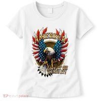 America Love It Or Leave It Patriotic Eagle Women's T-Shirt thumb 0
