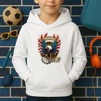 America Love It Or Leave It Patriotic Eagle Kids Hoodie thumb 2
