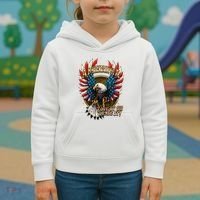 America Love It Or Leave It Patriotic Eagle Kids Hoodie thumb 3