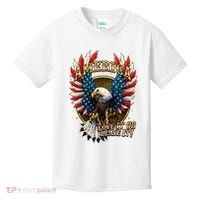 America Love It Or Leave It Patriotic Eagle Kids T-Shirt thumb 0