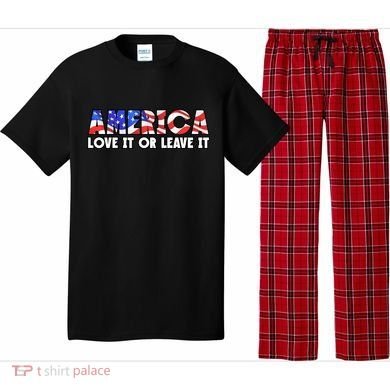 America Love It Or Leave It Pajama Set