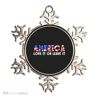 America Love It Or Leave It Ornament