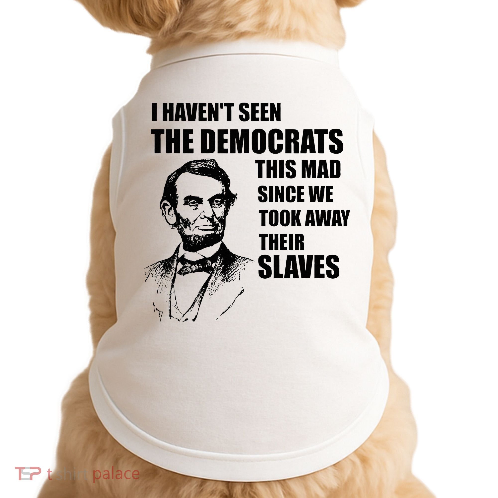 Abe Lincoln I HavenT Seen Democrats This Mad Doggie Tank