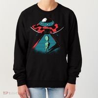 Alien Entering UFO Women's Sweatshirt thumb 0