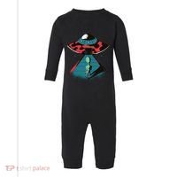 Alien Entering UFO Infant Fleece One Piece thumb 0