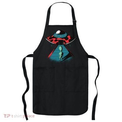 Alien Entering UFO Apron