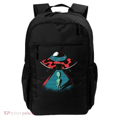 Alien Entering UFO Backpack