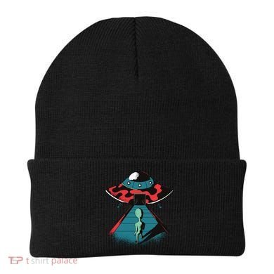 Alien Entering UFO Beanie