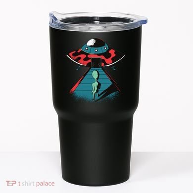 Alien Entering UFO Tumbler