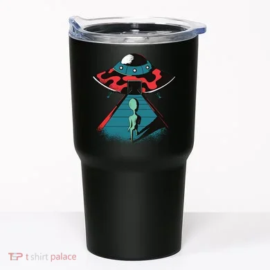 Alien Entering UFO Tumbler
