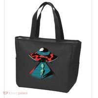 Alien Entering UFO Tote Bag thumb 3