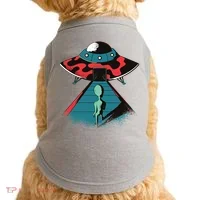 Alien Entering UFO Doggie Tank thumb 0