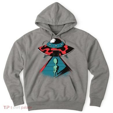 Alien Entering UFO Hoodie