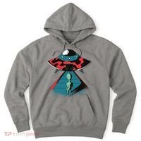 Alien Entering UFO Hoodie thumb 0