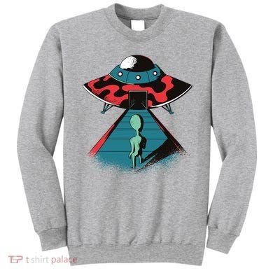 Alien Entering UFO Sweatshirt