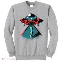 Alien Entering UFO Sweatshirt thumb 0