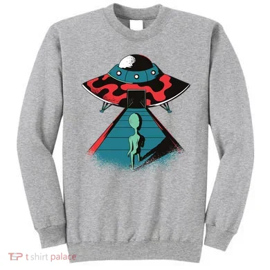 Alien Entering UFO Sweatshirt