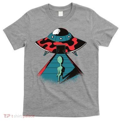 Alien Entering UFO T-Shirt