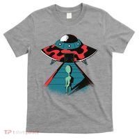 Alien Entering UFO T-Shirt thumb 0